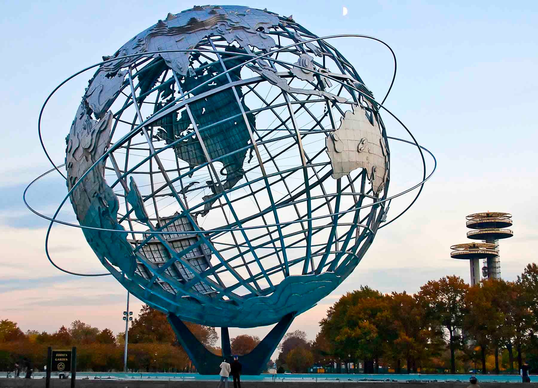 The Unisphere Statue in Queens, NY